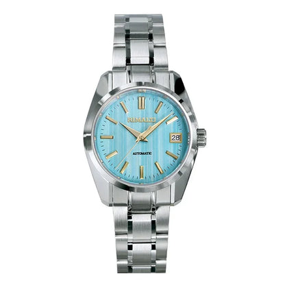 RIMALTI Watch Men's 36.5mm Mechanical Bamboo Texture Watch Waterproof High-quality Business NH3510BAR Sapphire AR Glass