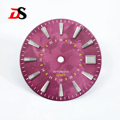 Sakura Yellow Orange GMT Dial Blue Green Luminous NH34/NH35 Movement 28.5mm