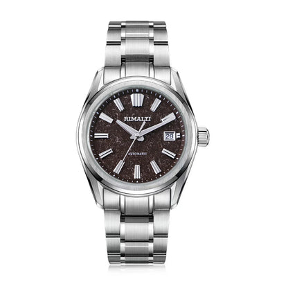 RIMALTI 40mm Watch Linen Dial High-quality Automatic Mechanical Luxury Classic Business Watch Sapphire NH35 Movement 10BAR