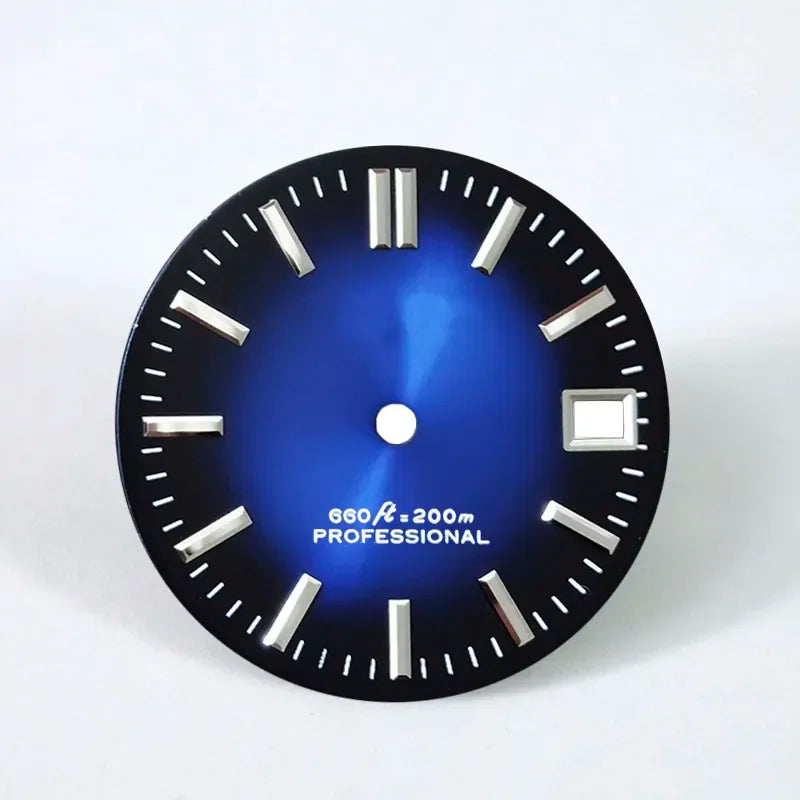 28.5mm Dial Gradient No Lume Matte Balck Dial NH35 Movement
