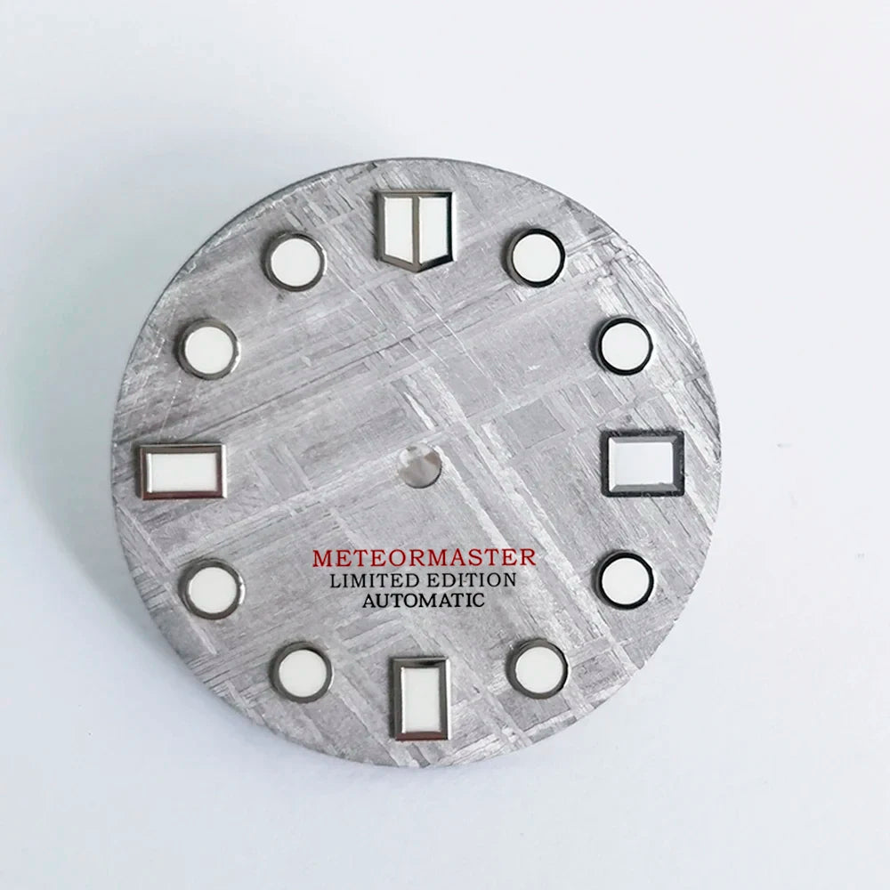 Natural Gray Meteorite Dial