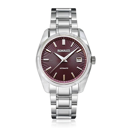 RIMALTI 40mm44gs Case Sapphire Crystal High-quality Mechanical Men's Watch GMT NH35NH34 Suitable for 32.5mm Dial