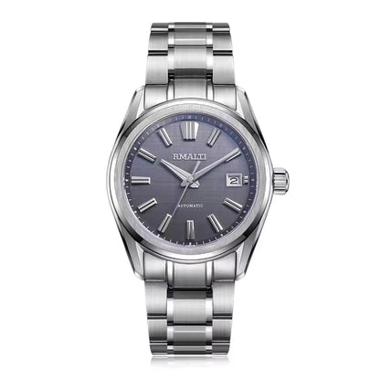 Green Linen Men's Watch Automatic Mechanical Business Watch Luxury Sapphire High-quality Linen NH35 Movement Waterproof