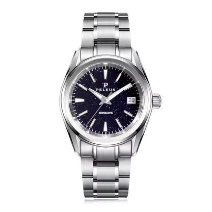 Straight Emery Cloth Texture Men's Watch Automatic Mechanical Business Watch Luxury Sapphire High-quality NH35 Movement Waterproof