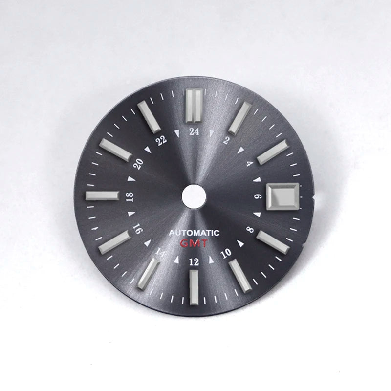 NH34 GMT Bamboo GS Sunburst Dial No Lume