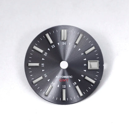 NH34 GMT Bamboo GS Sunburst Dial No Lume