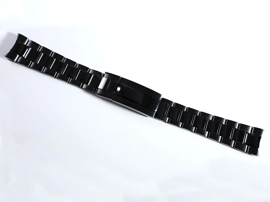 Black 40.5mm Case Oyster Bracelet 20ATM Suitable for NH34NH35/36/38ETA2824 Movement