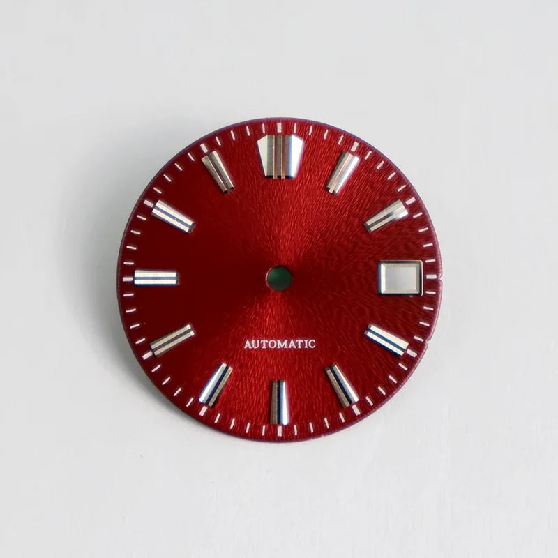 Red dial Sunburst GS No Lume