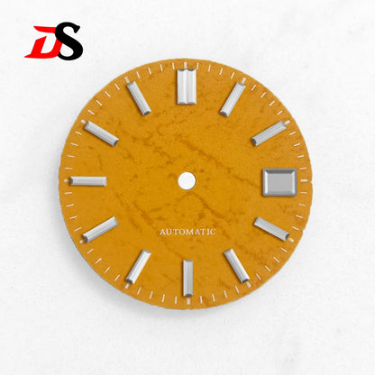 28.5mm Dial Texture Watch Faces No Lume Modified for Nh36 Nh35 Movement