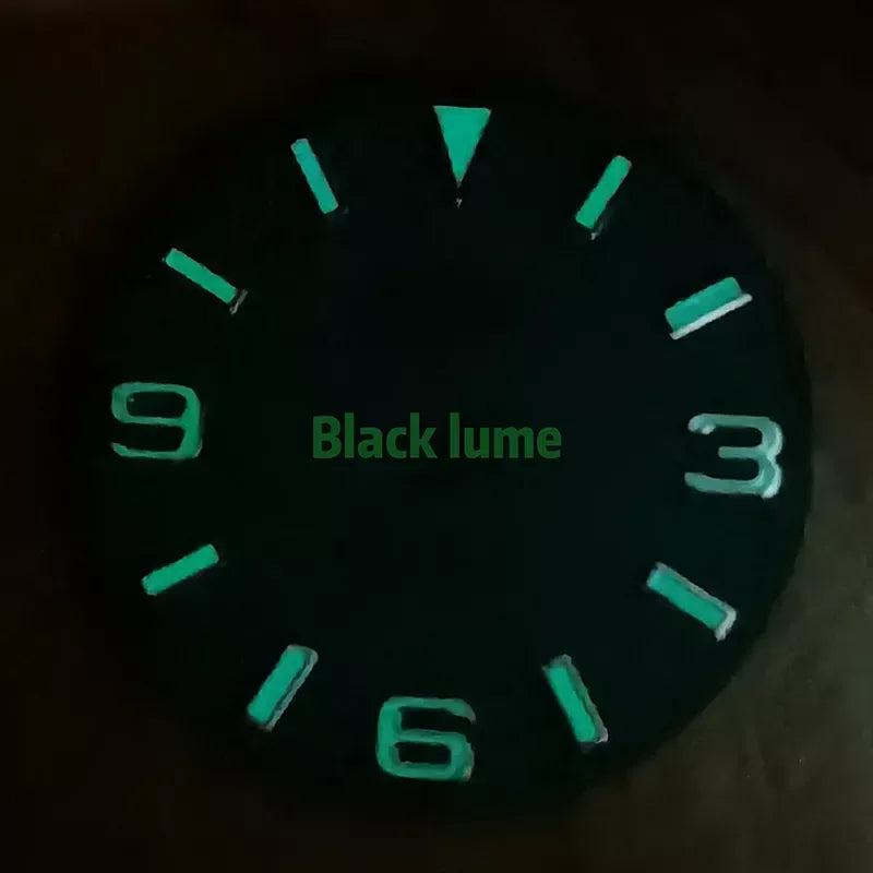 EXPLORER Dial Black Lume