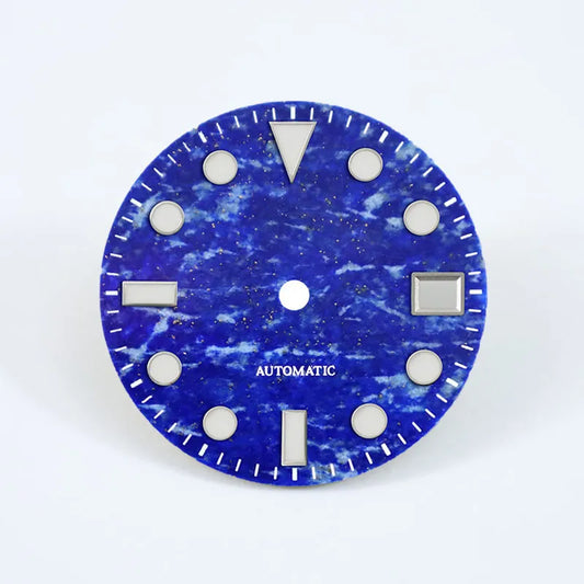28.5mm Dial  Lapis Lazuli Dial Stone Dial BGW9 C3 Lume for NH38 Movement