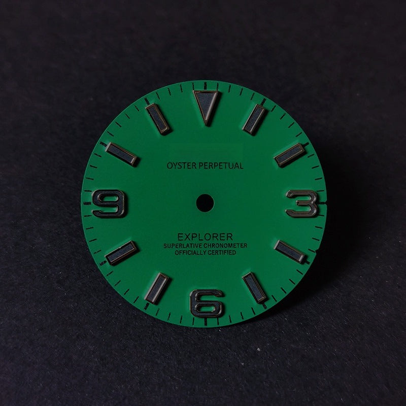 EXPLORER Dial Black Lume