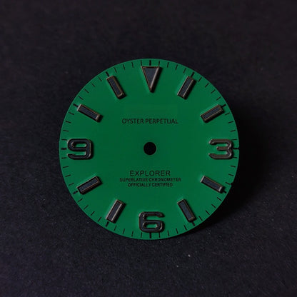 EXPLORER Dial Black Lume