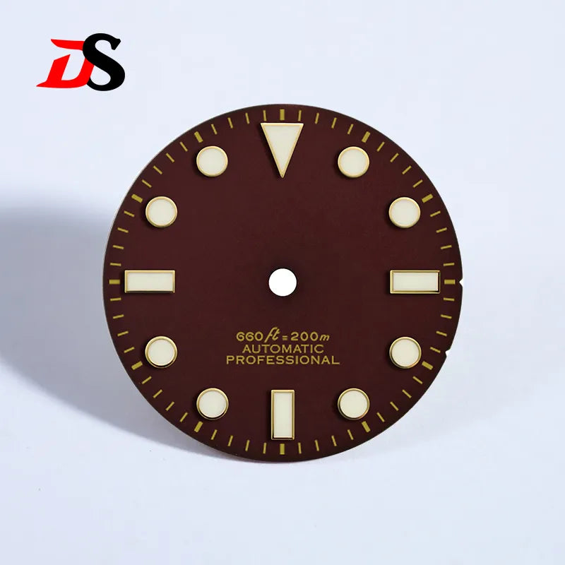 SUB Matte 28.5mm Dial Sunburst YM BGW9 C3 Lume NH35 Movement Gold No Date