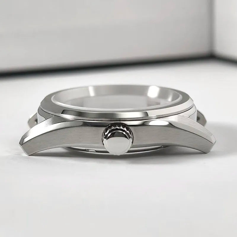 38mm Watch Case Classic for MIYOTA 9015 Movement 28.5mm Dial Stainless Steel