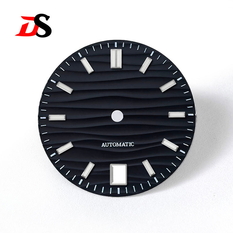 DS 6 O'clock Date Wave Dial BGW9/Blue Feather NH3528.5mm NH34