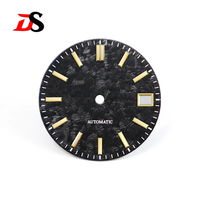 62GS Mod Dial Cherry Minute Mark NH35 No Lume Cherry Trees of Spring Light-green 28.5mm for SKX007 GS Mod