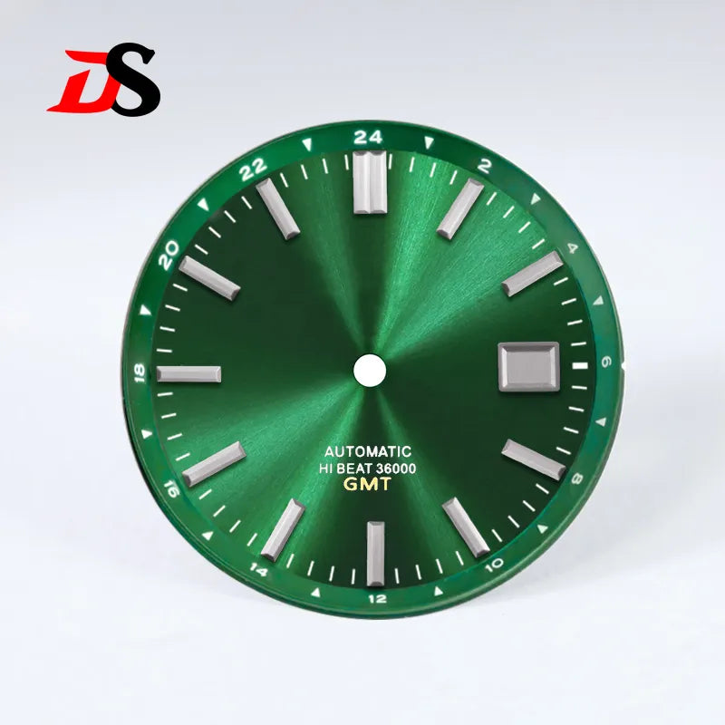 32.5mm HI-BEAT 36000 GMT Sunburst Dial for 40mm 44GS Case NH34 Movement
