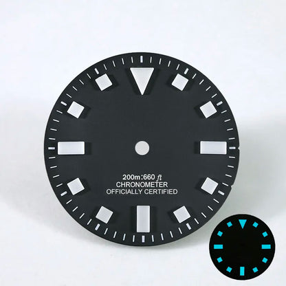 Retro 28.5mm Matte 50 Layers BGW9 C3 Lume NH35 NH36 Movement SKX007 No Date