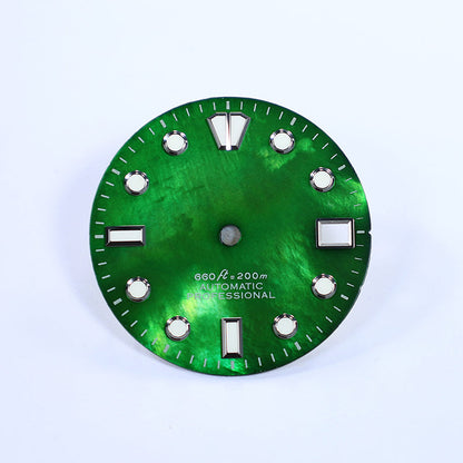 Natural Shell 28.5mm Dial BGW9 C3 Lume NH35NH36 Movement
