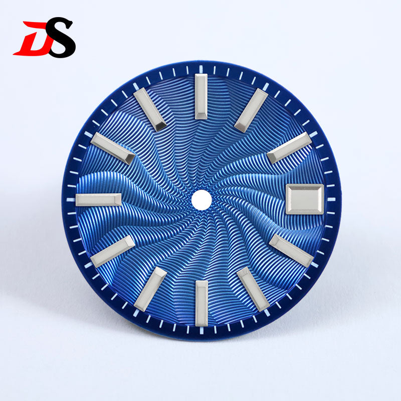 Guilloche Dial Smoked Series 28.5mm NH35 Mod Sterile NH34 NH38 No Date 3 O'clock/6 O'clock