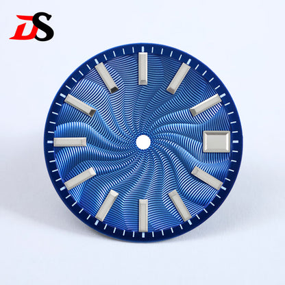 Guilloche Dial Smoked Series 28.5mm NH35 Mod Sterile NH34 NH38 No Date 3 O'clock/6 O'clock