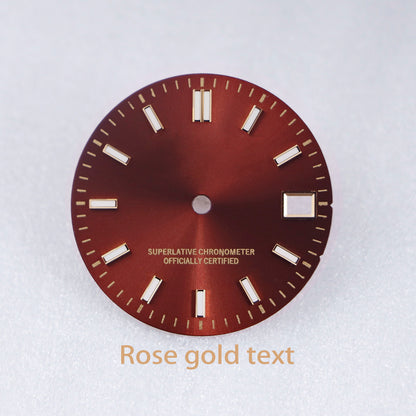 Date just Dial Rose+Gold text