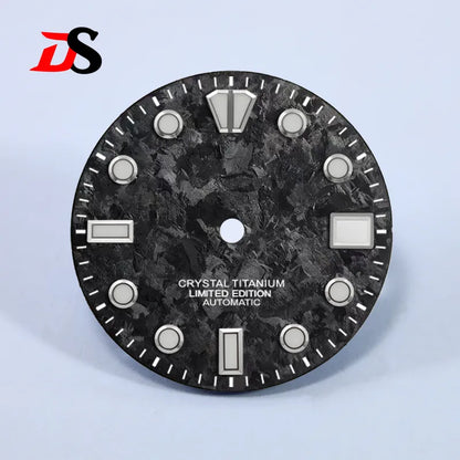 Ice Crystal Titanium Dial 28.5mm Dial BGW9 C3 Lume NH35 Movement