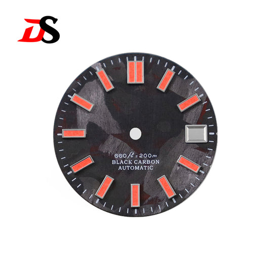 Color Lume Index Carbon Fiber Dial 28.5mm