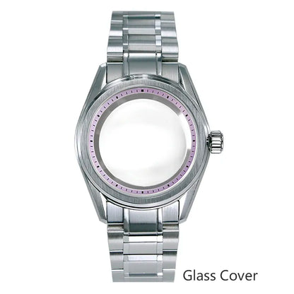 38mm GS Case with Chapter Ring NH35 NH34 Match Shunbun 28.5mm Dial Color Classic Watch Case