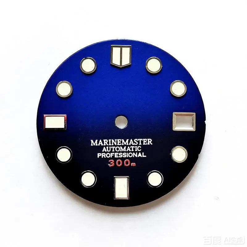 Marinemaster Dial 28.5mm BGW9 C3 Lume NH35NH36 Movement No Tick Mark