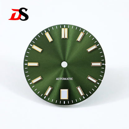 Sunburst Blue Lume Dial 6 O'clock NH35 28.5mm