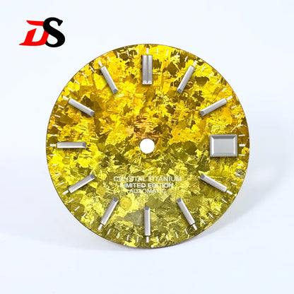 Ice Crystal Titanium Dial 28.5mm Dial No Lume NH35 Movement
