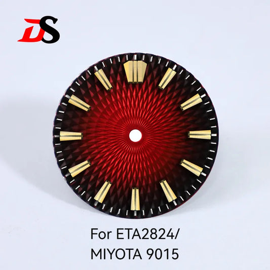 Pineapple Face Dial GS 28.5mm Dial No Lume Suitable for NH35 NH38 ETA2824/MIYOTA 9015 Movement No Date
