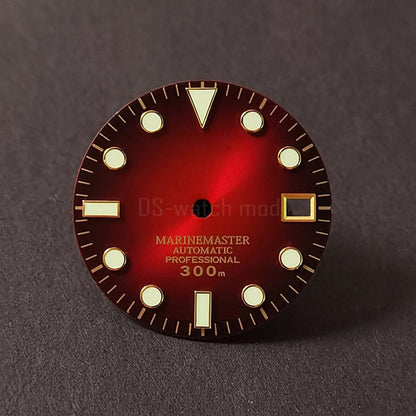 28.5mm Sunburst Matte Dial Gold YM Index BWG9 C3 Lume NH35NH36 Movement