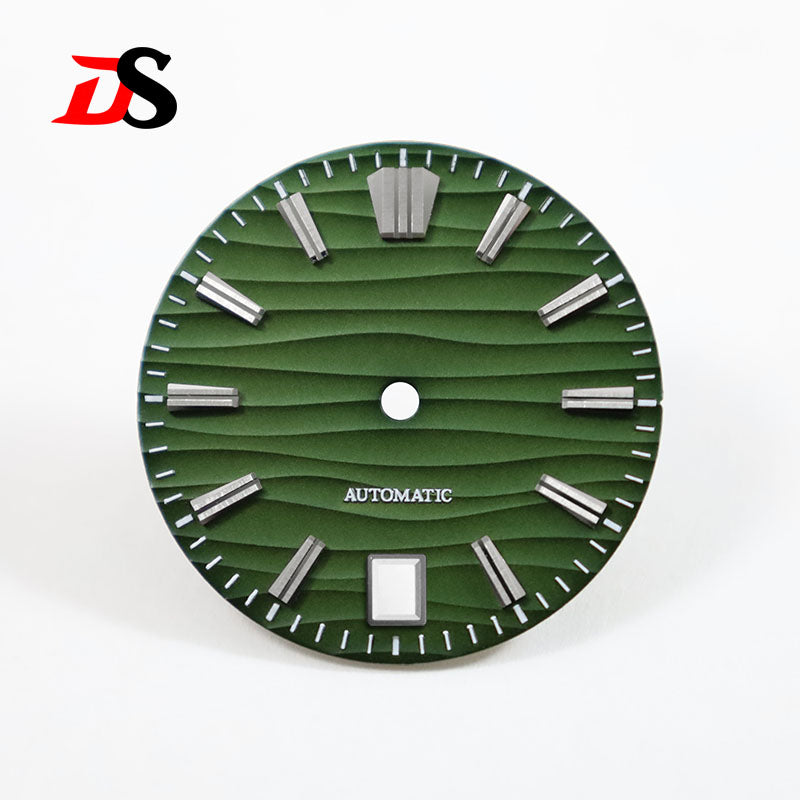 GS Index Wave Dial No Lume 6 O'clock/no Date NH35NH34 28.5mm