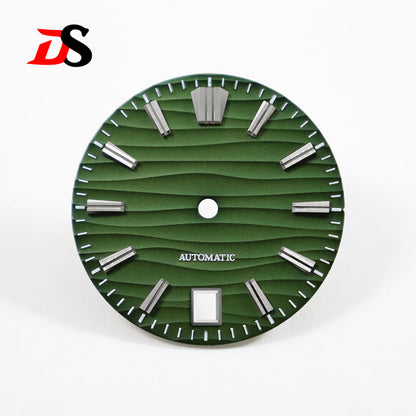 GS Index Wave Dial No Lume 6 O'clock/no Date NH35NH34 28.5mm