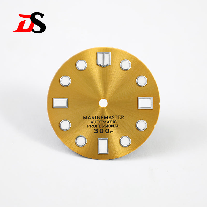 Marinemaster Dial 28.5mm BGW9 C3 Lume NH35NH36 Movement No Tick Mark