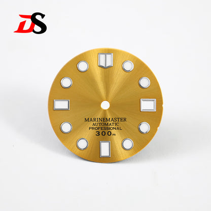 Marinemaster Dial 28.5mm BGW9 C3 Lume NH35NH36 Movement No Tick Mark