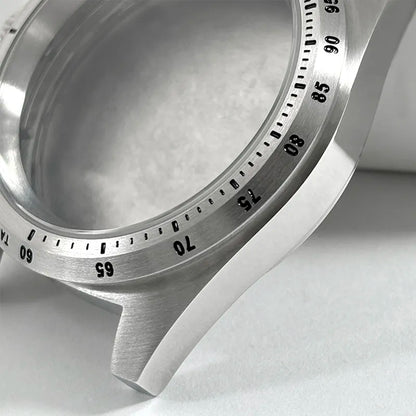 DS Watch 39mm Watch Case Solid Stainless Steel for VK63 VK64 Watches Automatic Movement Accessory Parts