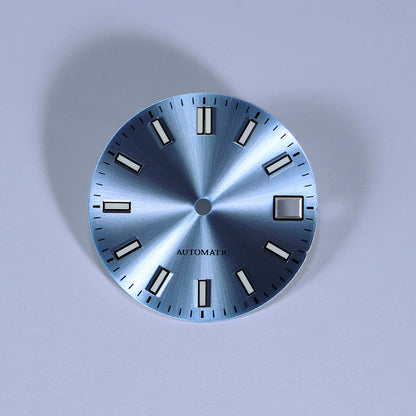 Sunburst Matte Date Dial Blue Lume