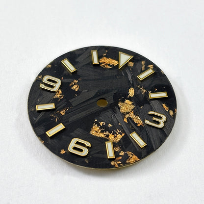 369 EXP Carbon Fiber Dial blue/green lume 28.5mm NH35