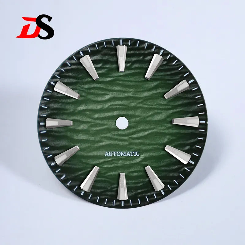 Gradient 28.5mm Wave Pattern Dial Blue Lume for NH35/NH38 Movement