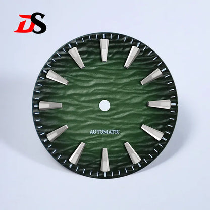 Gradient 28.5mm Wave Pattern Dial Blue Lume for NH35/NH38 Movement