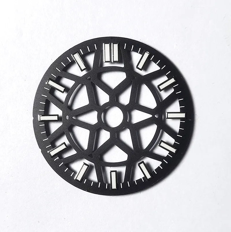 28.5mm Hollow Skeleton Dial NH70 Movement
