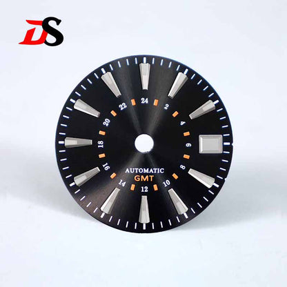 Sunburst 28.5mm Dial BGW9 C3 Lume NH34 GMT Movement
