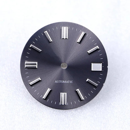 28.5mm Watch Dial Classic Sunburst Dial No Lume NH35 Movement
