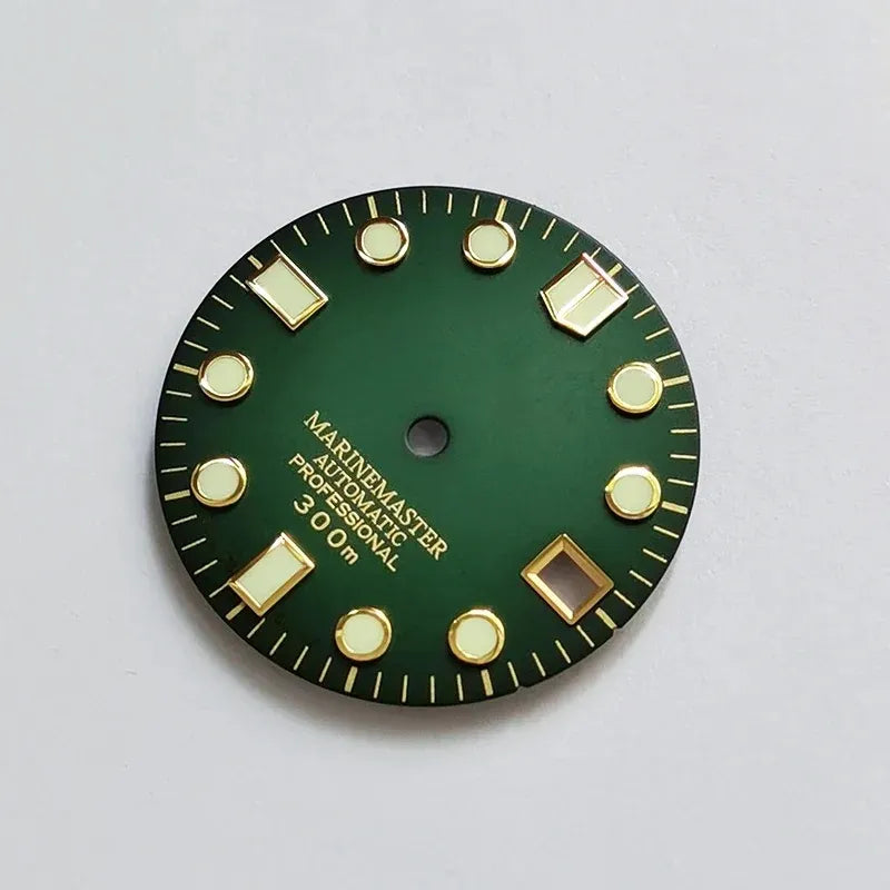 Marinemaster MM Index Dial Gold BGW9 C3 Lume for NH35NH36 Movement 28.5mm