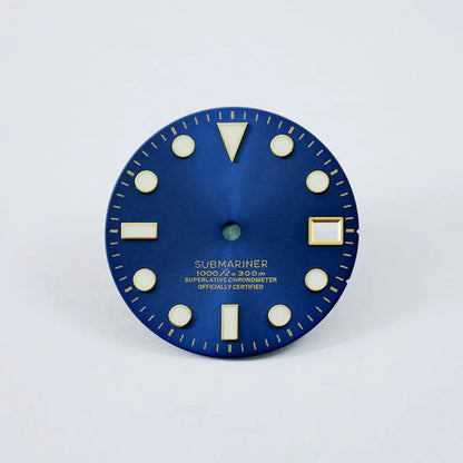 Gold Index Sunburst SUB Dial Mod BGW9 C3 Lume Dial NH35NH36 Movement 28.5mm