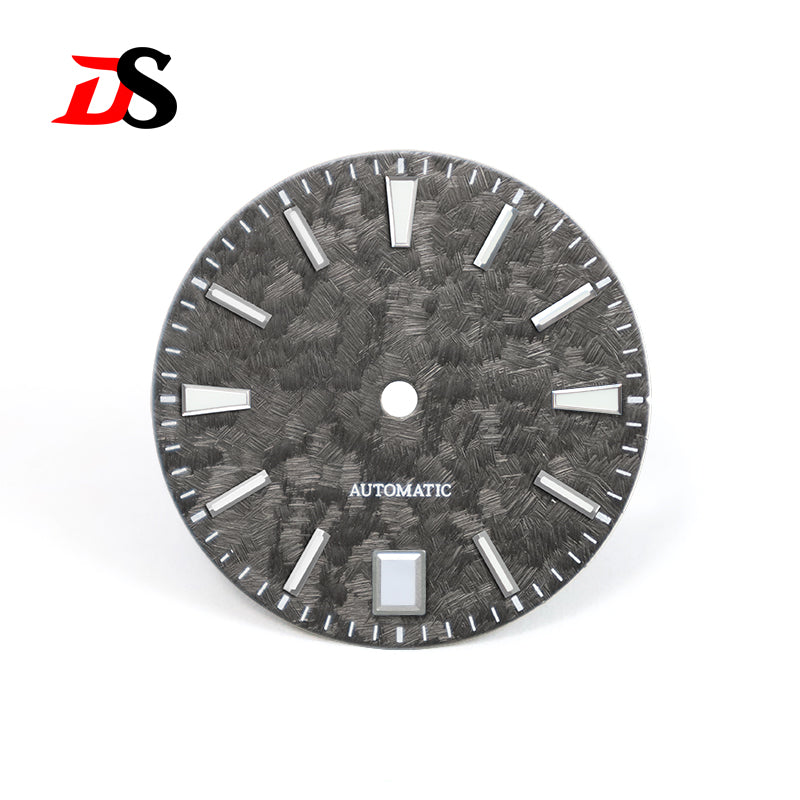 62GS 6 O'clock Date Dial Cherry Minute Mark NH35 Blue Lume Sakura Spring Light-green 28.5mm for SKX007 GS